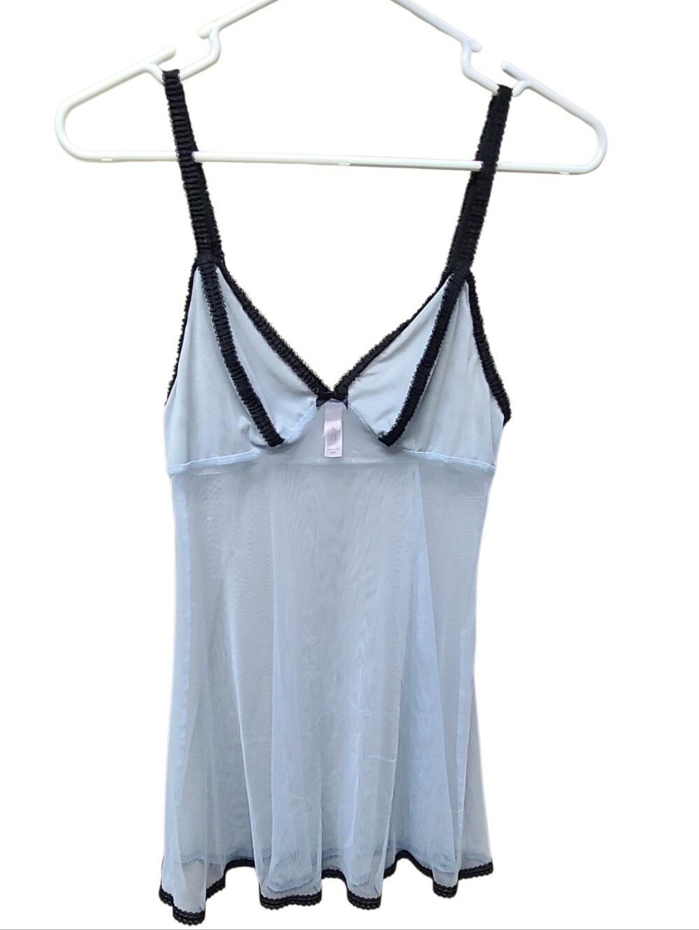 VTG Victoria's Secret Sheer Mesh Babydoll Slip Dress XS